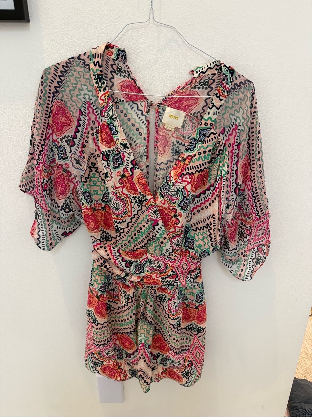 Maeve Multicolor Printed Mini Dress